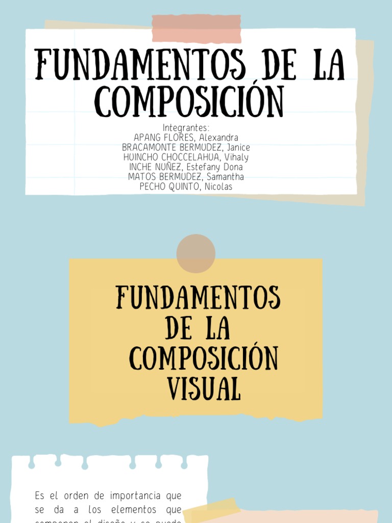 Fundamentos de La Composición | PDF | Composición (artes visuales) | Ritmo