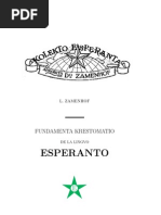 Zamenhof, Ludwik Lazar - La Fundamenta Krestomatio de La Lingvo Esperanto - Esperanto Language