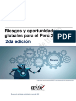 Riesgos y Oportunidades Globales para El Perú 2020-2030: 2da Edición