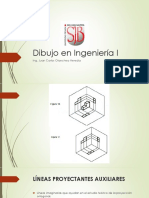 Dibujo en Ingeniería I - Líneas proyectantes y normalizadas