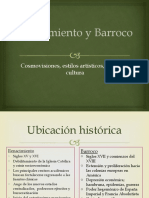Renacimiento y Barroco - Contextualización, Ejemplos y Tópicos