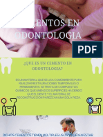 Cementos en Odontologia