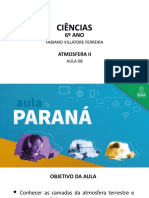 Camadas da Atmosfera e Efeito Estufa