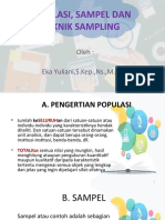 POPULASI DAN SAMPLING