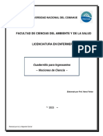 Cuadernillo NOCIONES DE CIENCIAS (Lic. en Enfermería)