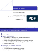 Transfert de Chaleur: Dr. Anass BENDARAA