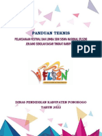 Panduan Teknis: Pelaksanaan Festival Dan Lomba Seni Siswa Nasional (Fls2N) Jenjang Sekolah Dasar Tingkat Kabupaten