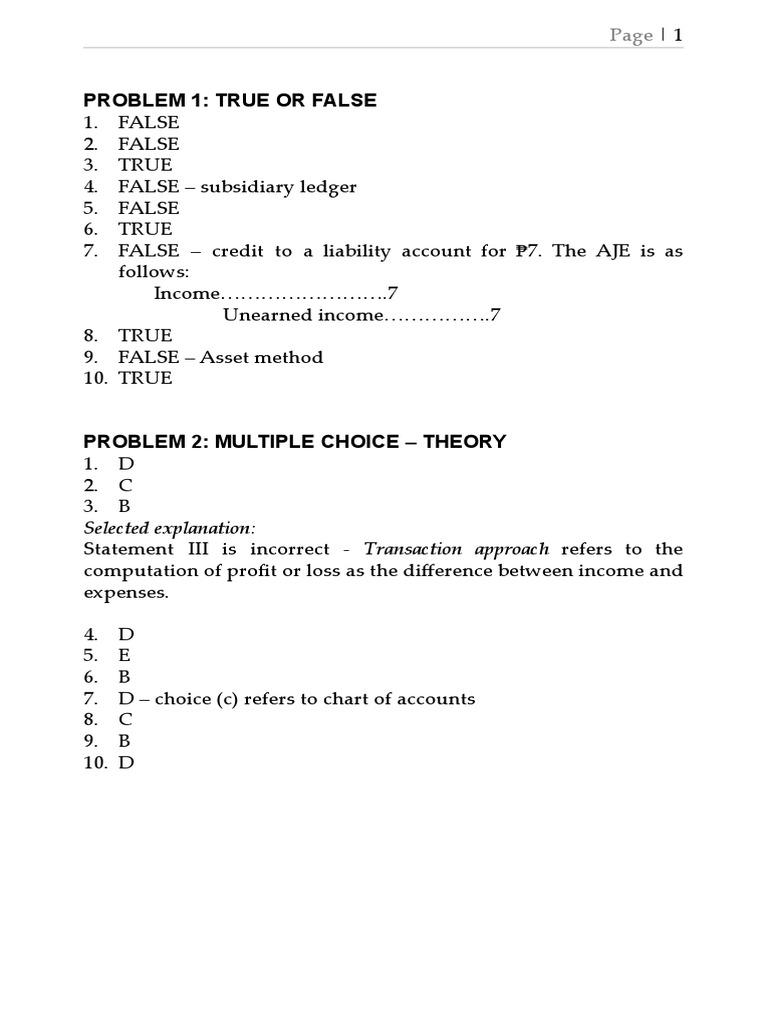 Sol. Man. - Chapter 1 - The Accounting Process - Ia Part 1a - 2020 ...