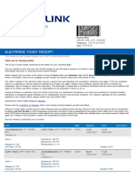 Mazvidza Jotina (ADT) : Vfoe6H: Electronic Ticket Receipt