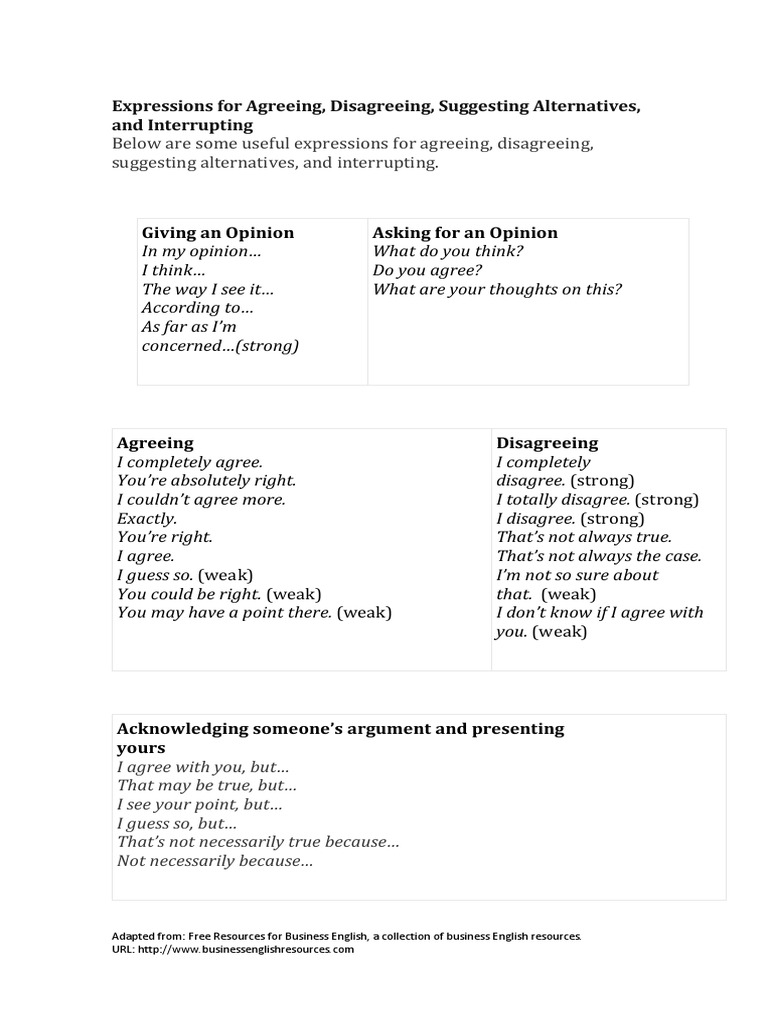Business English Expressions Guide | PDF | Philosophy | Language Arts ...