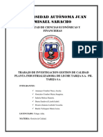 Trabajo de Investigación (Empresa Pil Tarija S.a)