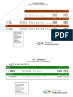 Byd - Lista de Precio Septiembre 2011