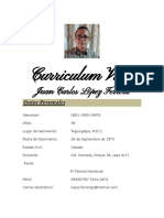 Curriculum Vitae: Juan Carlos López Ferrera
