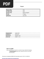 Course Title Project Title Pages Released