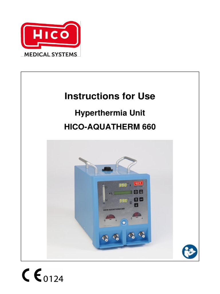 Instructions For Use Hyperthermia Unit HicoAquatherm 660 PDF
