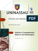 História Da Fisioterapia: Prof Manoela Arcoverde