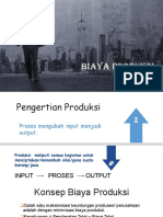 Biaya Produksi Optimal