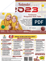 Kalender Meja 2023 Yayasan