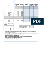 Libellé Article Quantité Total HT Code Remise Prix Unitaire HT Taux de Remise Montant Remise