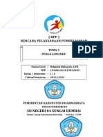 RPP Kelas 1 Tema 5 - Pengalamanku (Lengkap)