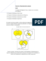 Ejercicio 2: Representación de Conjunto Representación de Conjuntos