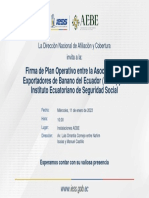 Invitación Aebe