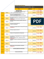 Cronograma Videoconferencias