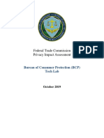Federal Trade Commission Privacy Impact Assessment Bureau of Consumer Protection BCP Tech Lab
