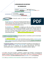 Da Organização Do Estado (DA FEDERAÇÃO)