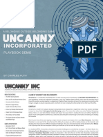 Uncanny Inc Character Sheets - V5 - Cooperative Storytelling Game GMless