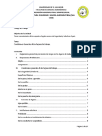 Código de Trabajo y Condiciones Generales de Seguridad en Lugares de Trabajo