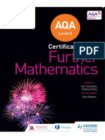 Andrew Ginty, Val Hanrahan - AQA Level 2 Certificate in Further Mathematics (2019, Hodder Education) - Libgen.li