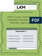 LKM 3 Peubah Koefisien Dan Lagrange