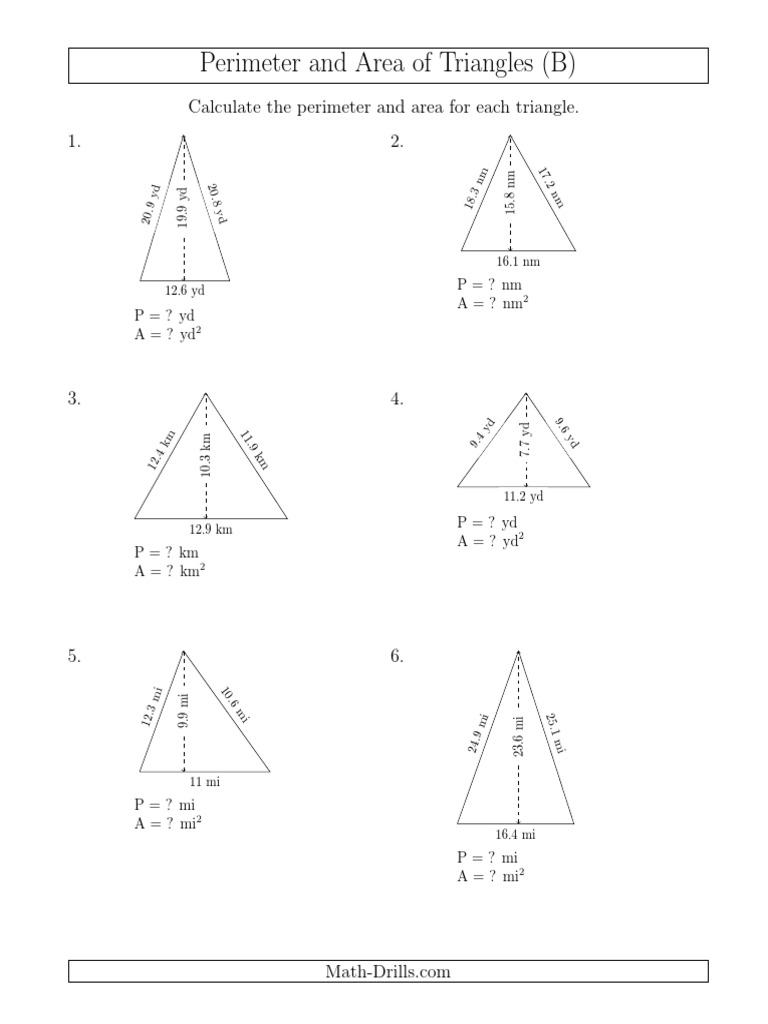Triangles Area Perimeter Acute Upright 002.1436903737 PDF Area