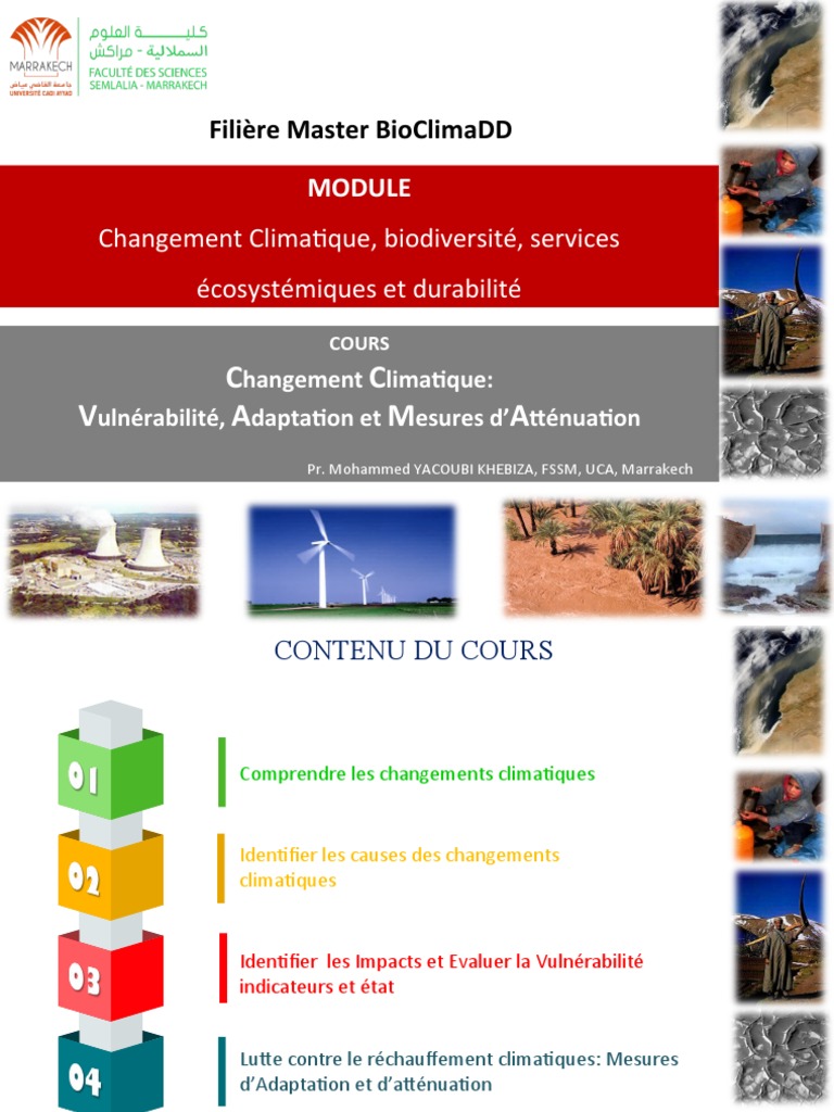 Cours Yacoubi CC, Semaine 1 | PDF | Changement climatique | Groupe d ...