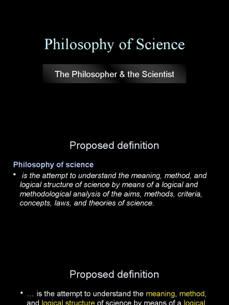 3 Philosophy and Science-A2020 | PDF | Science | Philosophy Of Science