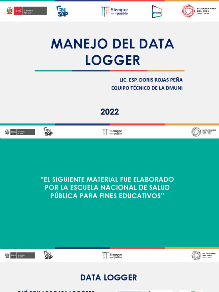 Manejo de Data Loggers en Vacunas | PDF | Almacenamiento de datos de la ...