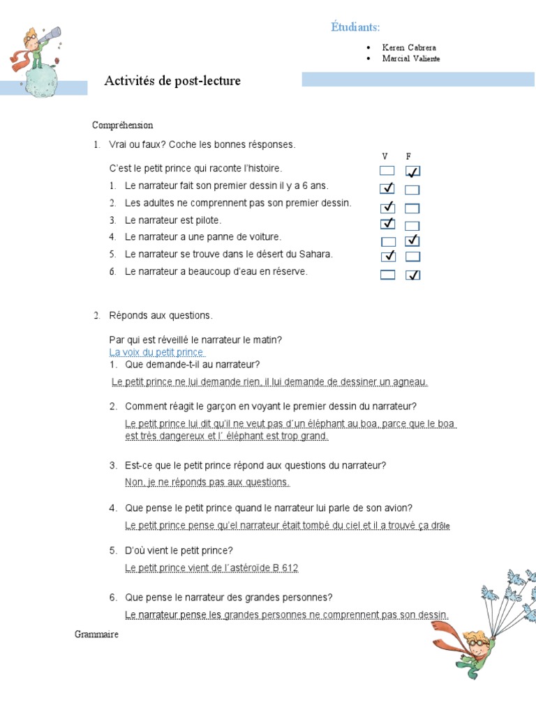Le petit prince pdf le petit prince