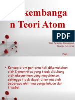 Perkembangan Teori Atom