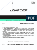 Delitos Contra La Vida El Cuerpo Y La Salud: Unidad 1-3