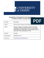 Acquisition development and maintenance of maths anxiety in young children_ Final Version