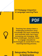 ICT-Pedagogy Integration in Language Learning Plans Lesson 2