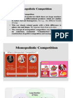 4.2. Market STructure and Characterstics-Monopolistic and Oligopoly