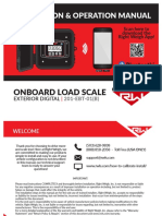 Installation & Operation Manual: Onboard Load Scale