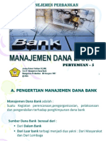 Materi Perkuliahan Pertemuan 5 - Manajemen Dana Bank