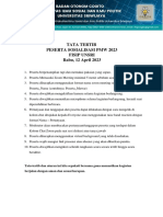 Tata Tertib Peserta Sosialisasi PMW 2023