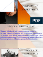 History of Basketball