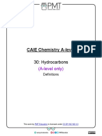 CAIE Chemistry A-Level: 30: Hydrocarbons