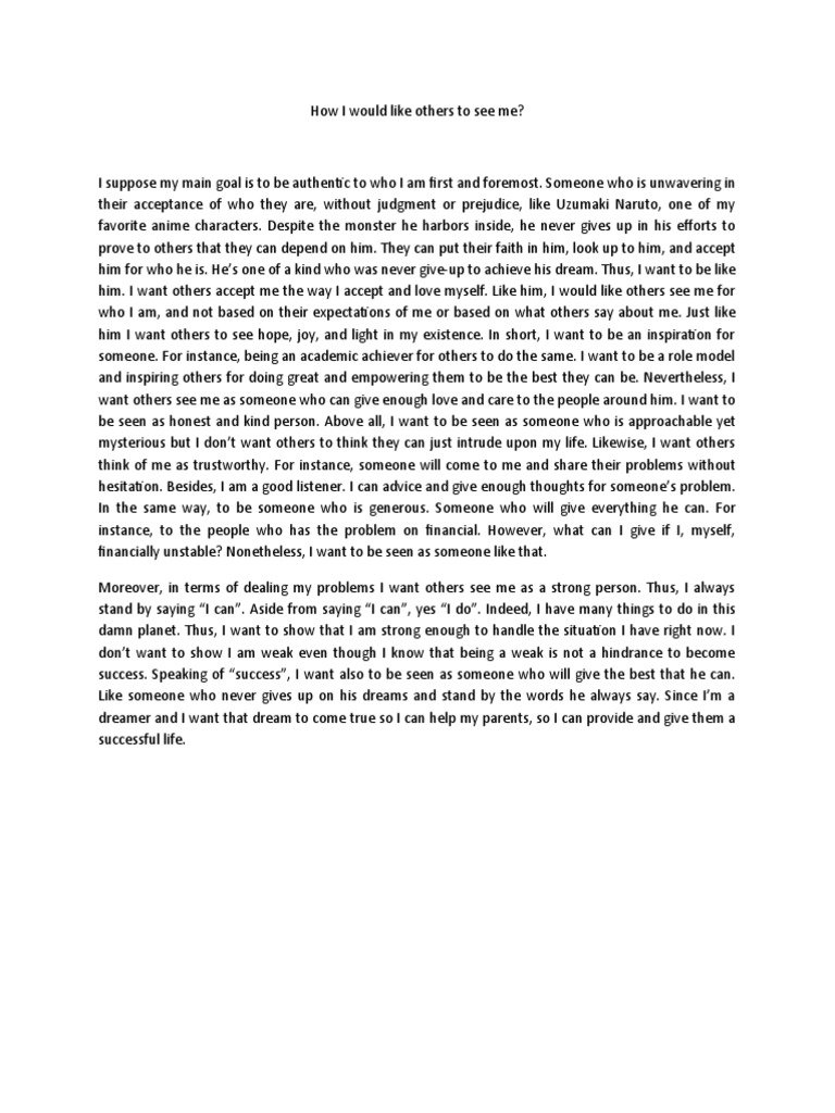 I SHOULD LIKE TO SEE intelligence overview