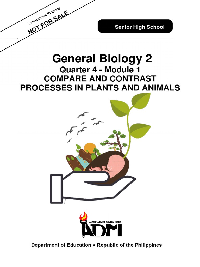GeneralBiology2 - Q4 - M1 - Compare and Contrast Processes in Plants ...